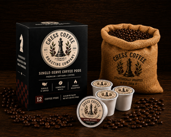 Chess Coffee coffee pods