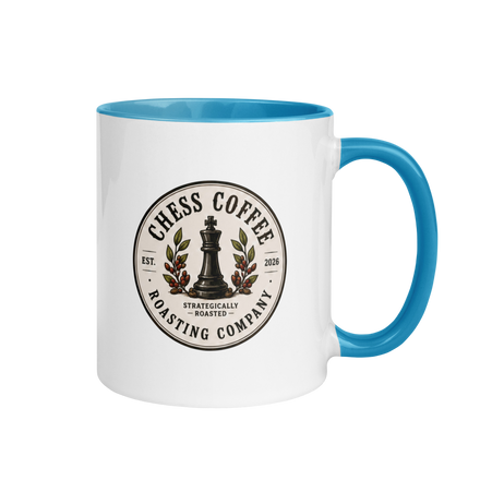 Chess Mug with Cool Colors