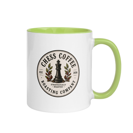 Chess Mug with Cool Colors