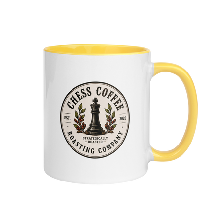 Chess Mug with Cool Colors
