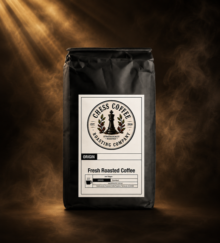 Chess Coffee Roasting Company coffee bag