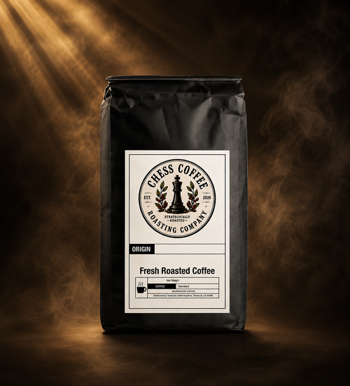Chess Coffee Roasting Company coffee bag