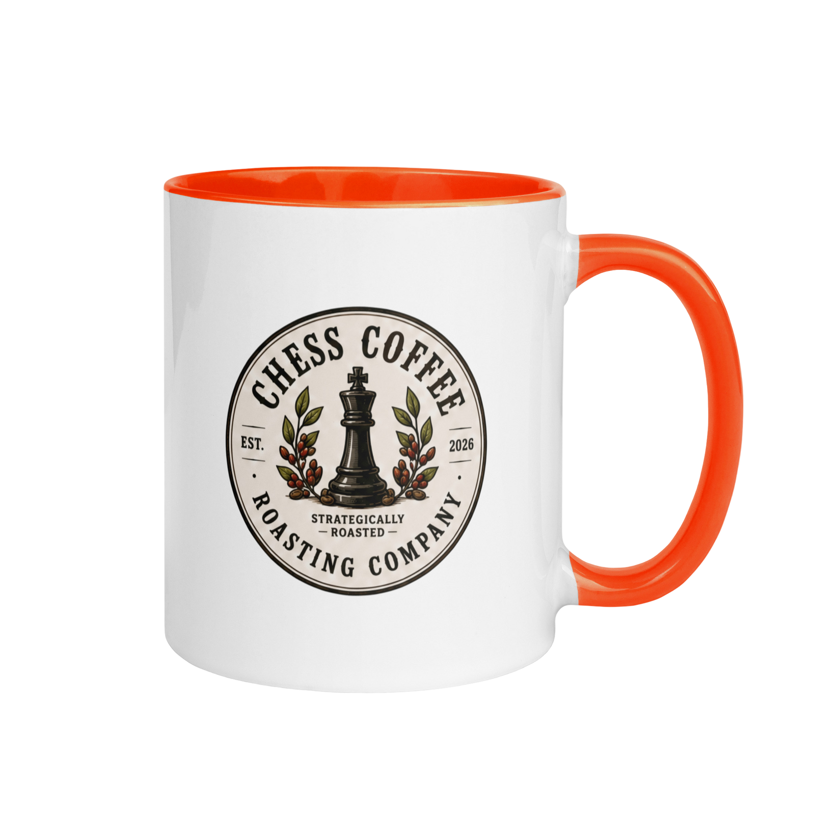 Chess Mug with Cool Colors