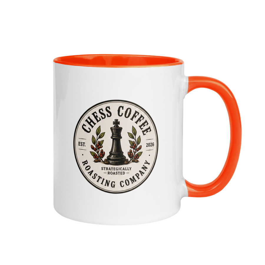 Chess Mug with Cool Colors