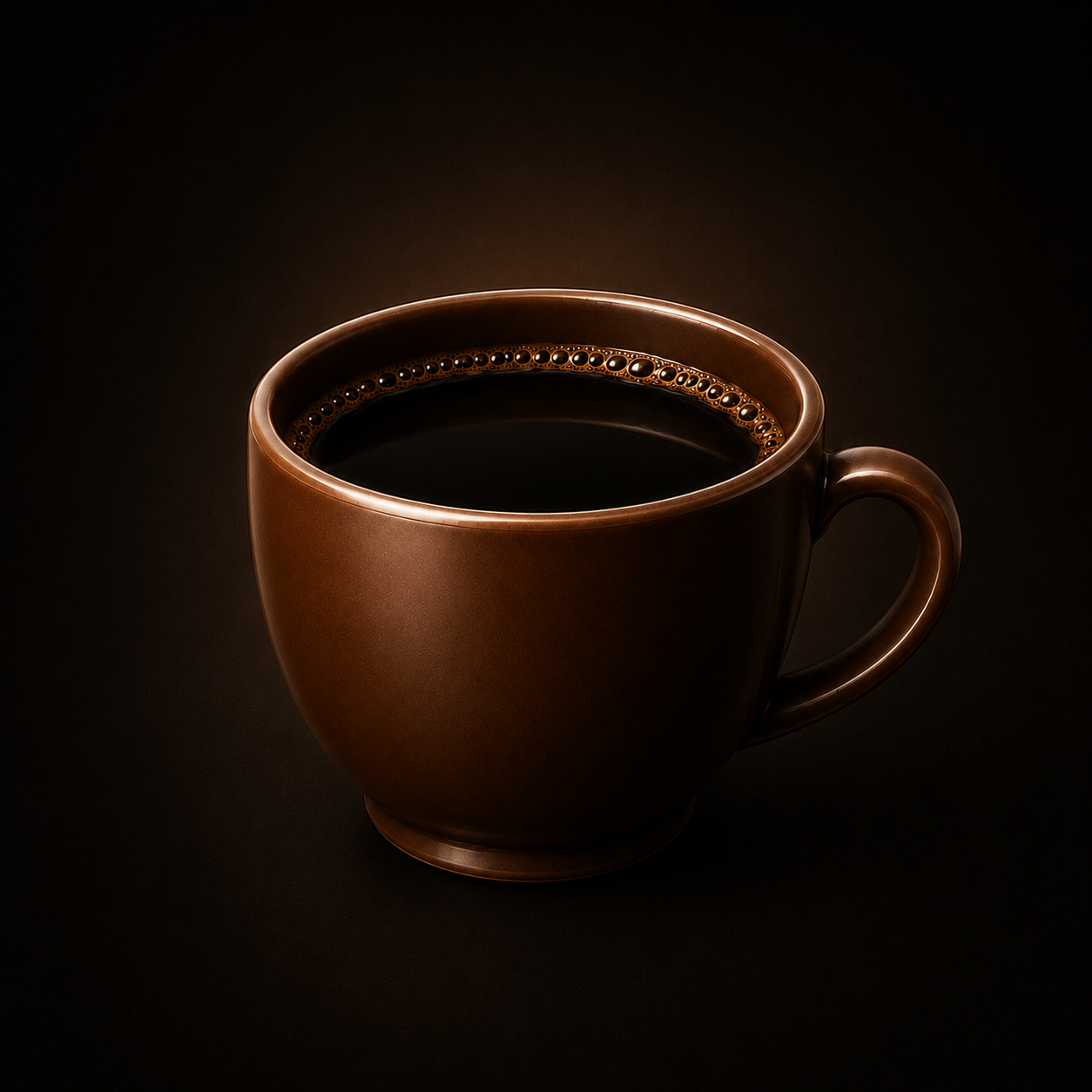 Black coffee icon