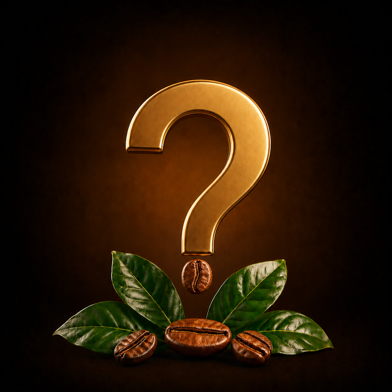 Not sure coffee line icon